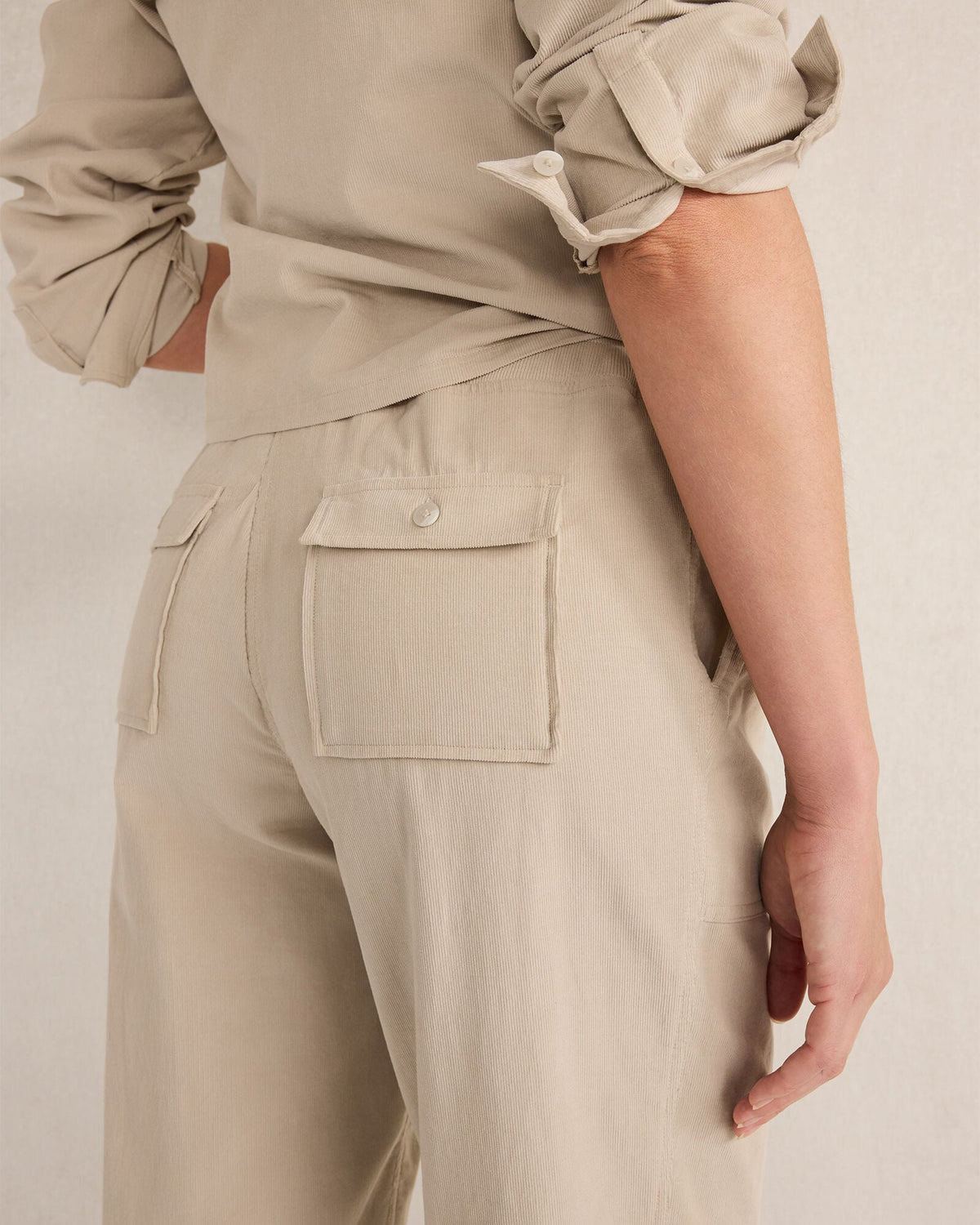 COTTON CORDED JOGGER | Talbots