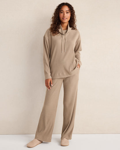 OTTOMAN RIB STRAIGHT LEG PANTS | Talbots
