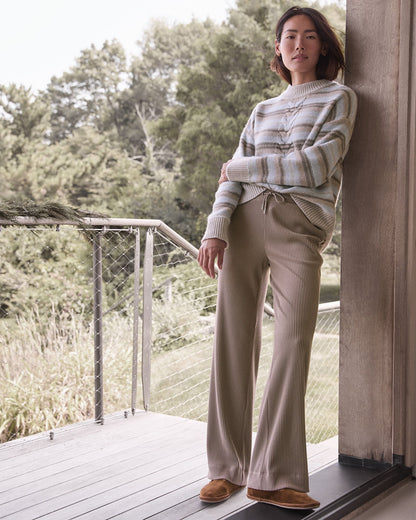 OTTOMAN RIB STRAIGHT LEG PANTS | Talbots