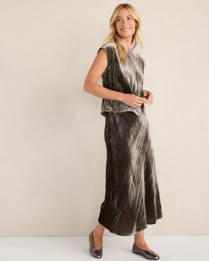 TEXTURED VELVET TOP | Talbots