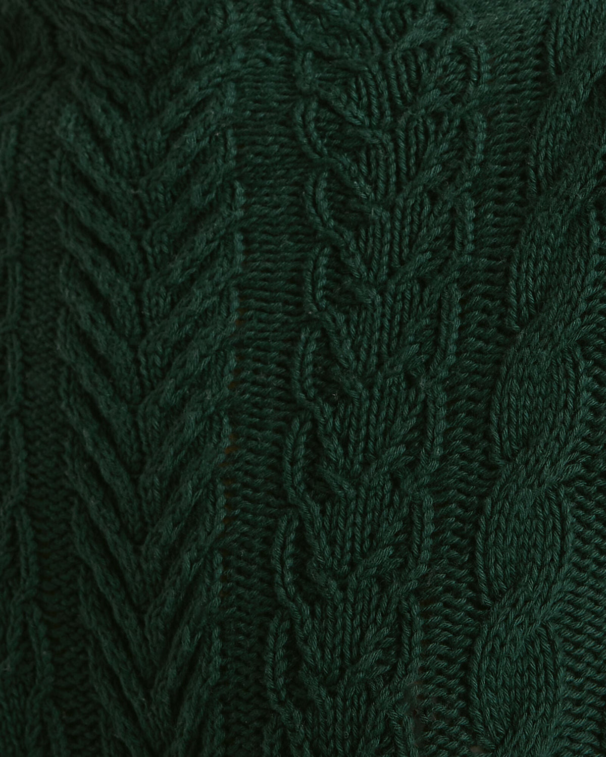ORGANIC COTTON CABLE MOCKNECK SWEATER | Talbots