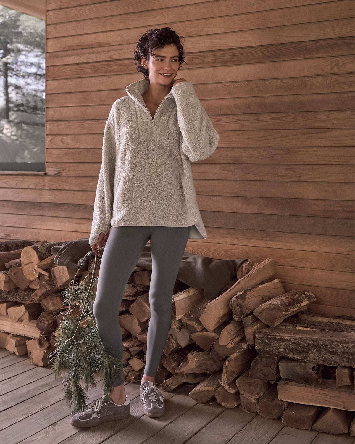 SHERPA HALF-ZIP MOCKNECK PULLOVER | Talbots