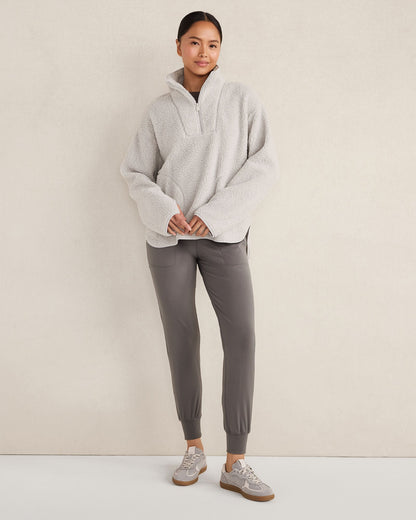 SHERPA HALF-ZIP MOCKNECK PULLOVER | Talbots