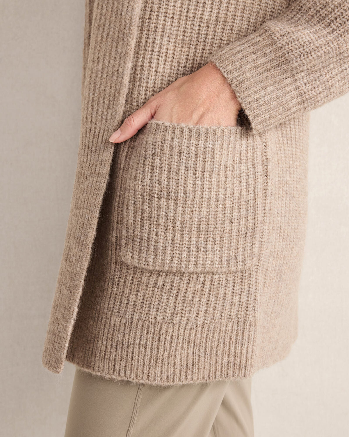 LOFTY KNIT SHAWL COLLAR CARDIGAN | Talbots