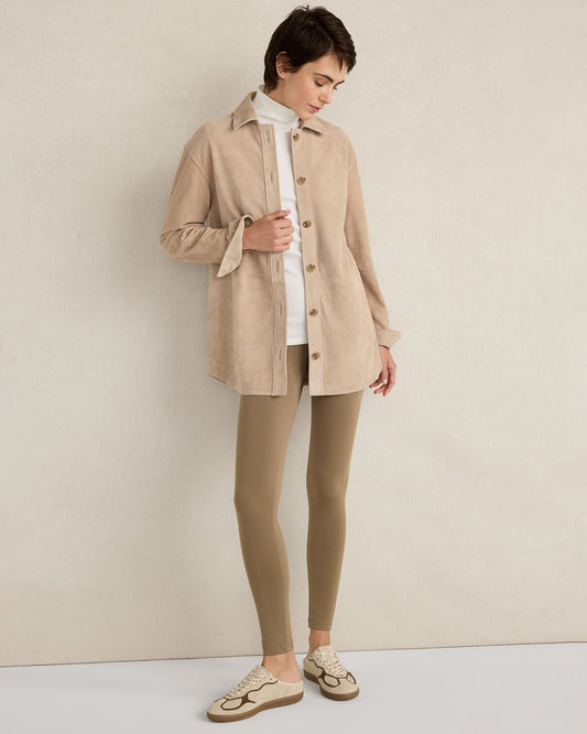 SUEDE SHACKET | Talbots