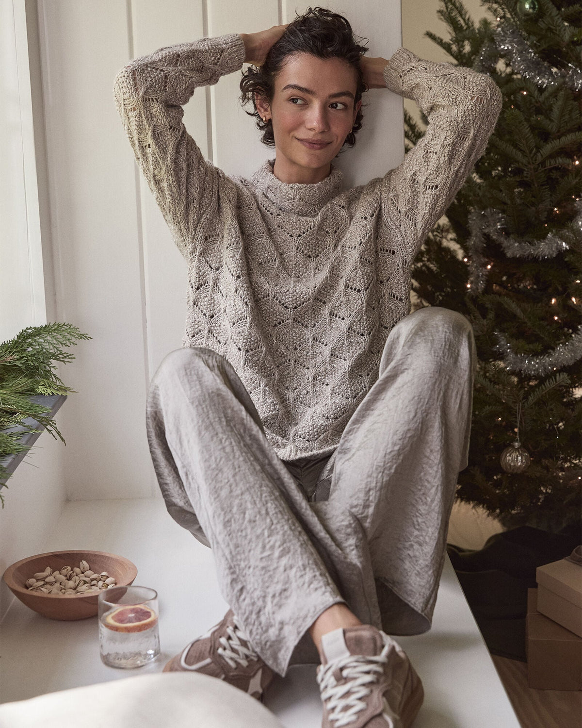 LUXE CRINKLE SHINE PANTS | Talbots