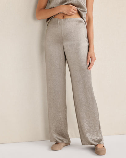 LUXE CRINKLE SHINE PANTS | Talbots