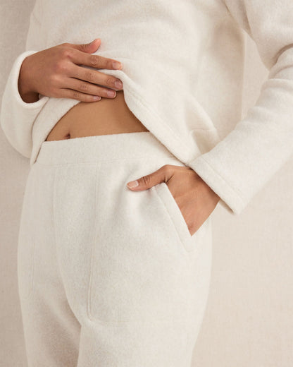 COMFORT FLEECE TAPERED PANTS | Talbots