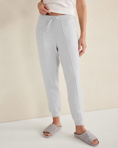 ORGANIC COTTON BLEND PINTUCK JOGGERS | Talbots