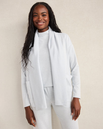 COZY KNIT OPEN FRONT CARDIGAN | Talbots