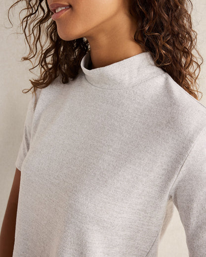 COZY KNIT MOCKNECK TOP | Talbots