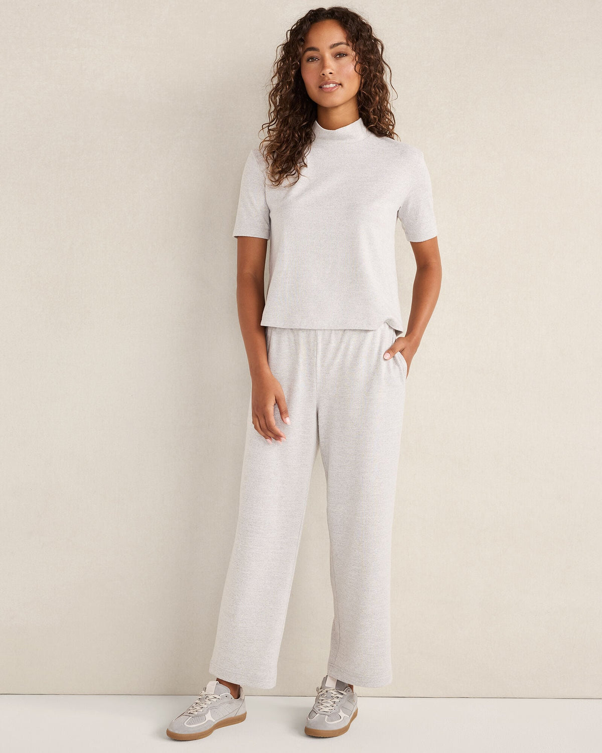 COZY KNIT MOCKNECK TOP | Talbots