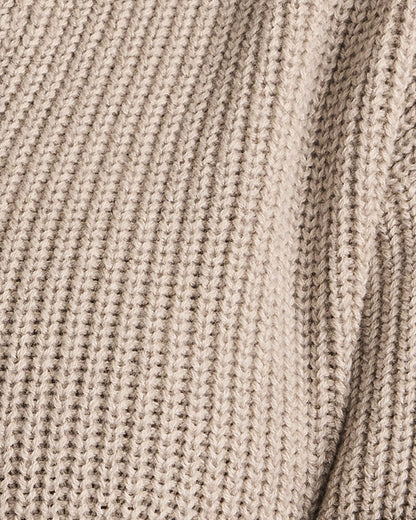 ORGANIC COTTON CASHMERE SHAKER STITCH HOODIE | Talbots