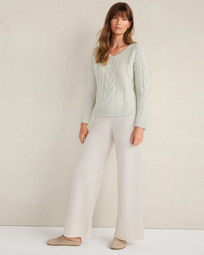 LOFTY KNIT V-NECK SWEATER | Talbots