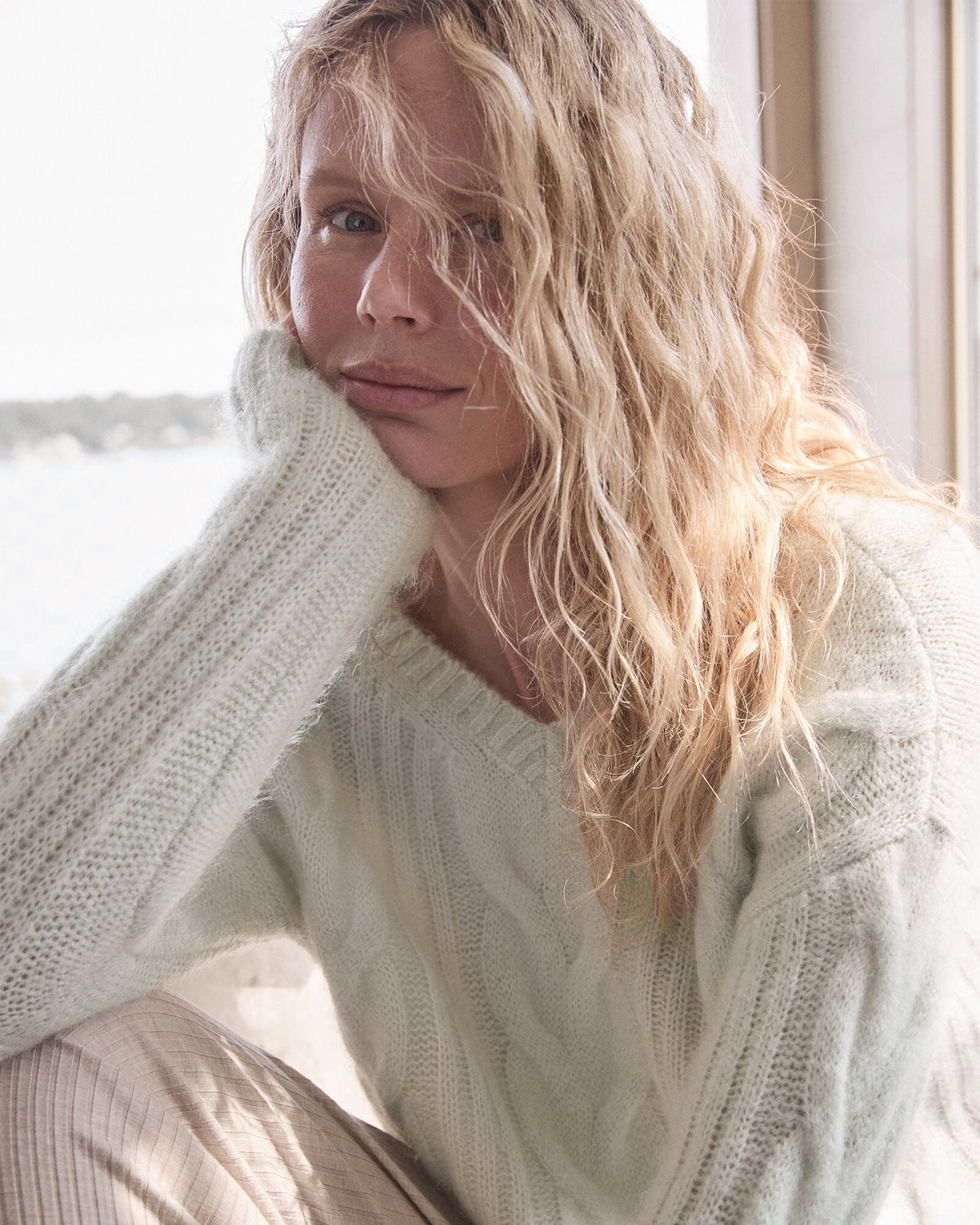 LOFTY KNIT V-NECK SWEATER | Talbots