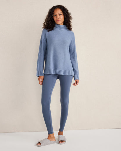 COTTON BLEND MOCKNECK SWEATER | Talbots