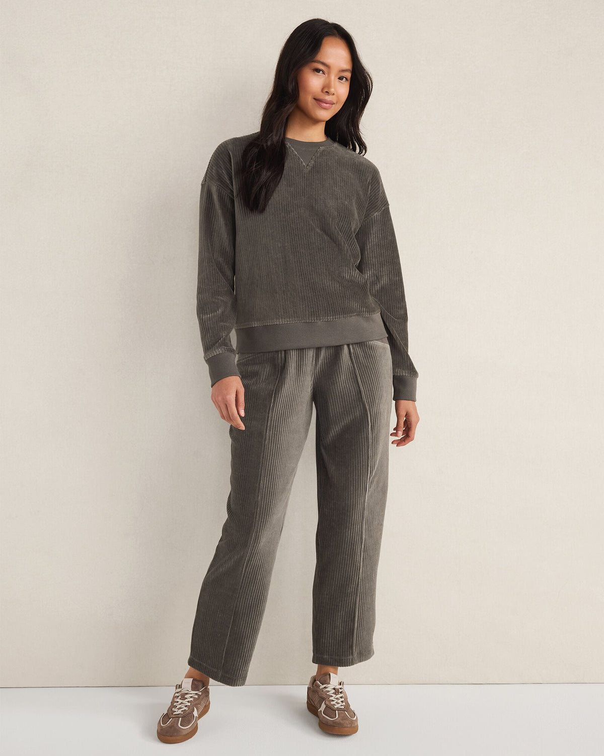 CORDED VELOUR PANTS | Talbots