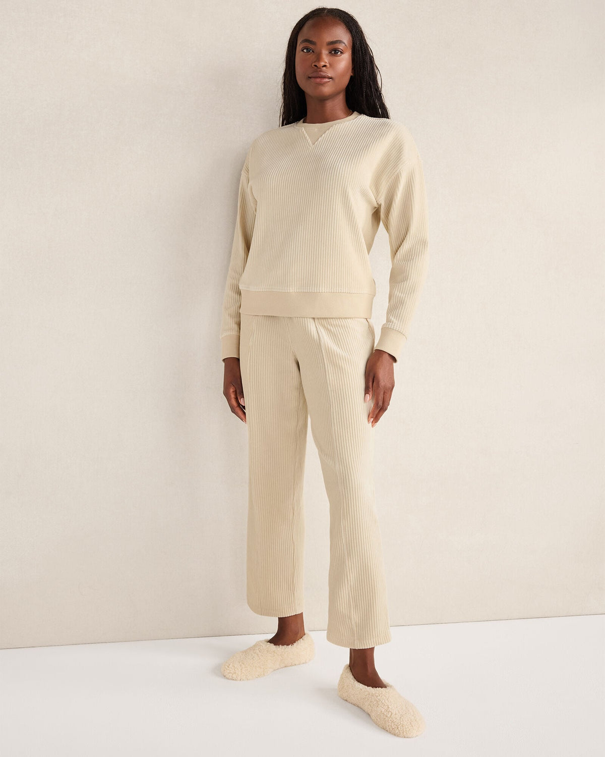 CORDED VELOUR PANTS | Talbots