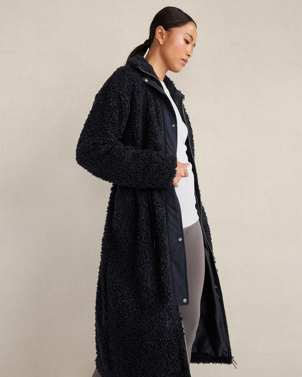 LONG SHERPA COAT | Talbots
