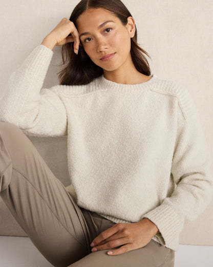 BOUCLE CREWNECK SWEATER | Talbots