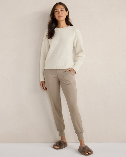 BOUCLE CREWNECK SWEATER | Talbots