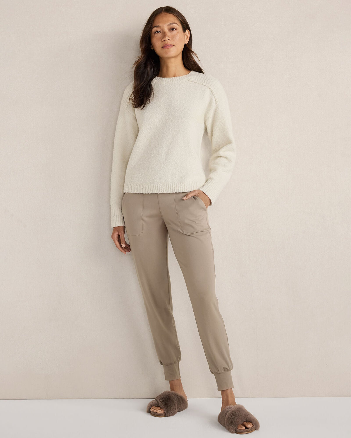 BOUCLE CREWNECK SWEATER | Talbots