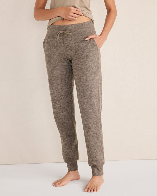 BALANCE HEATHER DRAWSTRING JOGGERS | Talbots