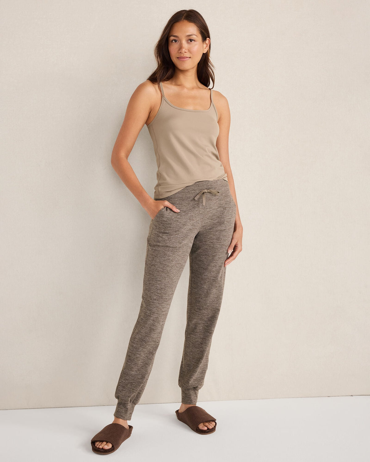 BALANCE HEATHER DRAWSTRING JOGGERS | Talbots