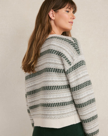 WOOL BLEND FAIR ISLE CARDIGAN | Talbots
