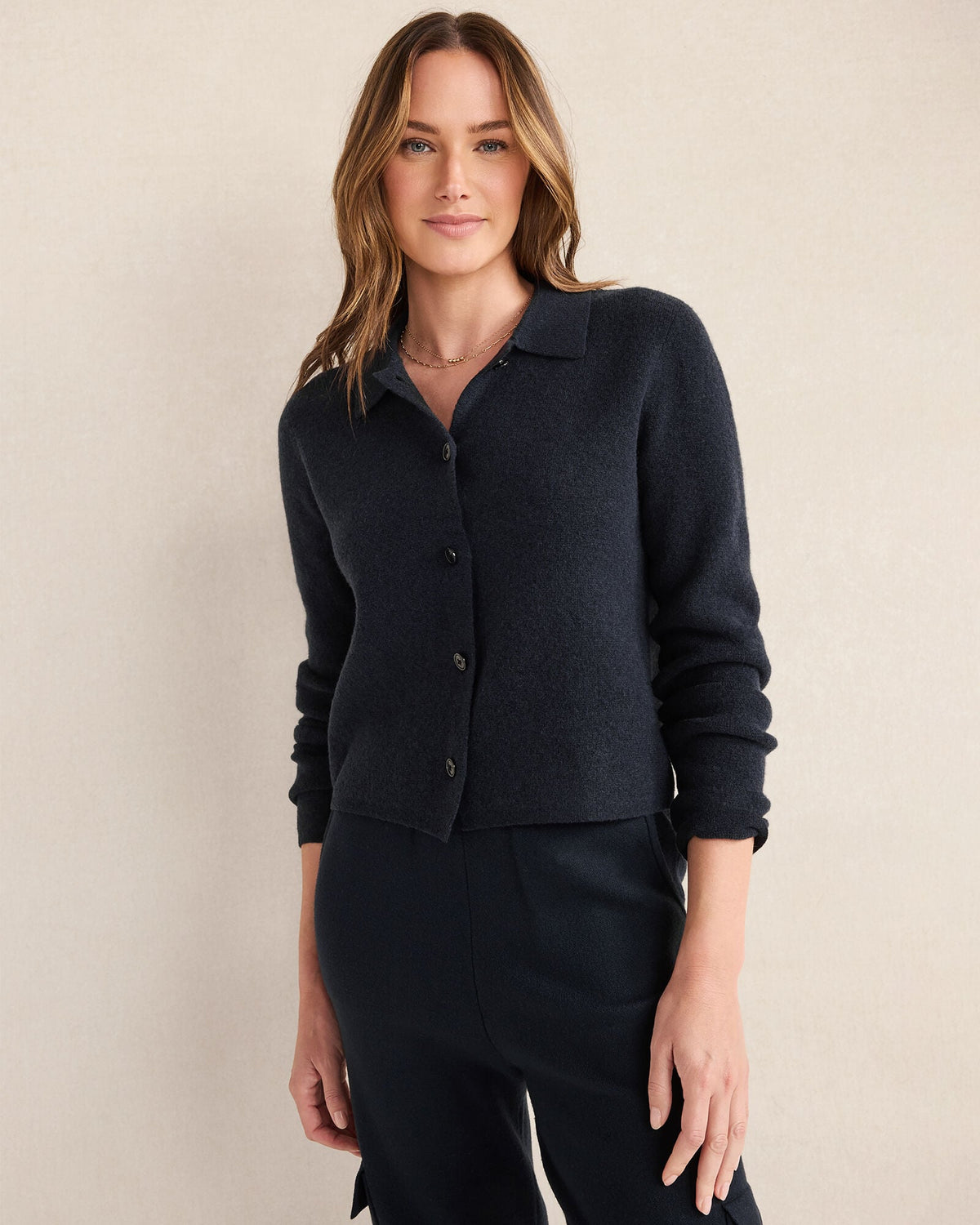 WOOL BLEND SWEATER JACKET | Talbots