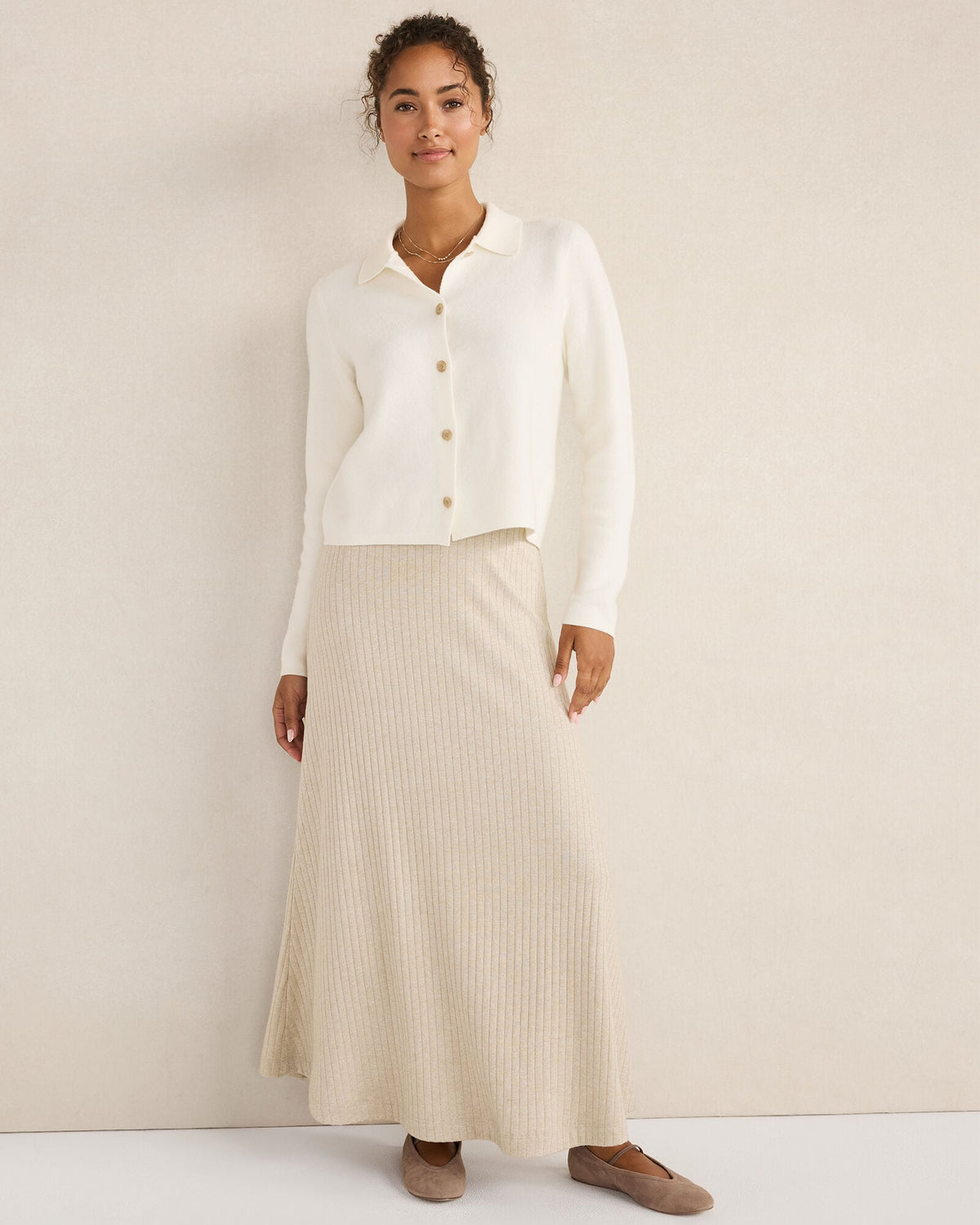 WOOL BLEND SWEATER JACKET | Talbots