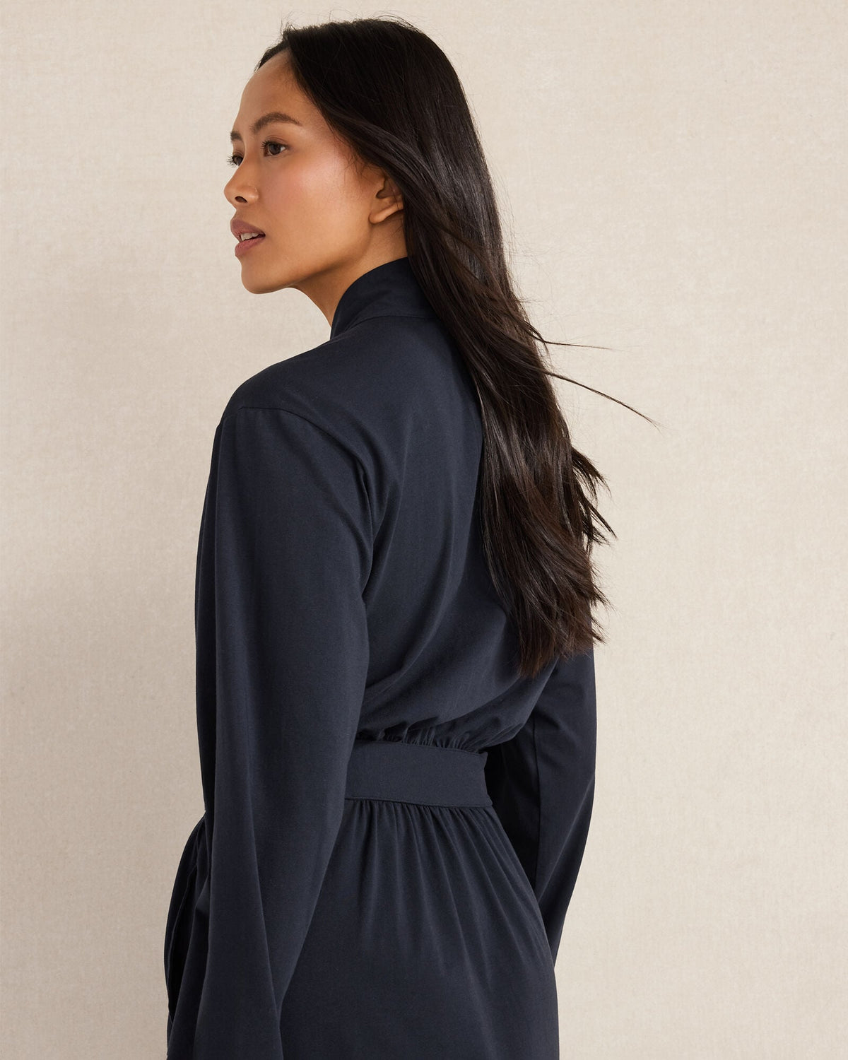ORGANIC COTTON JERSEY ROBE | Talbots