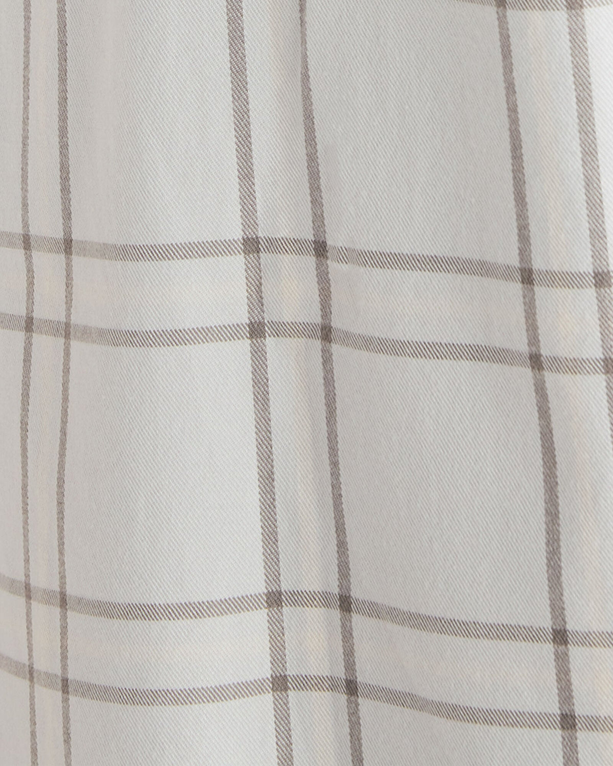 LIGHTWEIGHT FLANNEL WINDOWPANE ROBE | Talbots