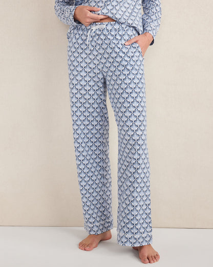 ORGANIC COTTON JERSEY SEASHELL SLEEP SET | Talbots
