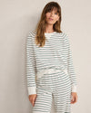 IVORY/HUNTER STRIPE