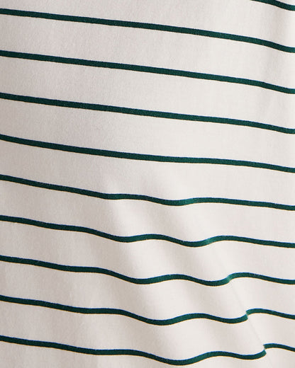 ORGANIC COTTON JERSEY STRIPE BASEBALL TEE | Talbots