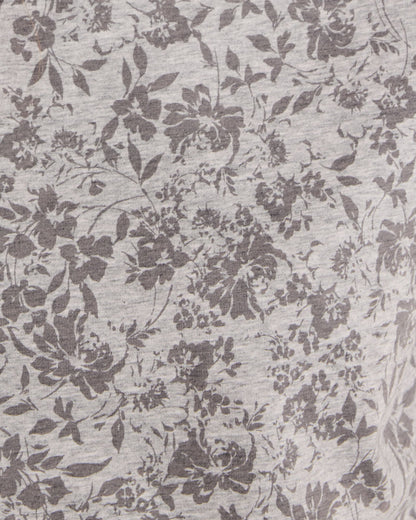 ORGANIC COTTON JERSEY MUTED FLORAL PAJAMA PANTS | Talbots