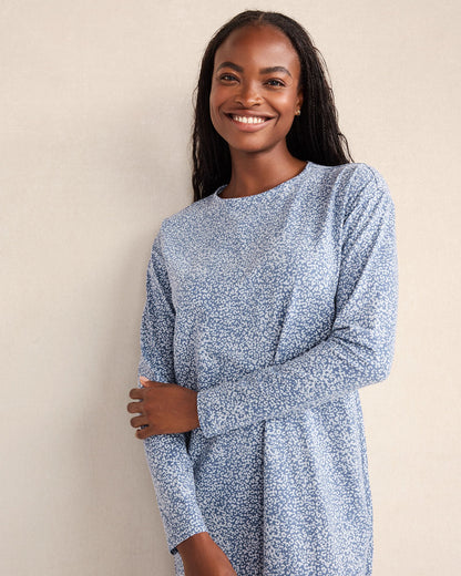 ORGANIC COTTON JERSEY ANIMAL PRINT SLEEP DRESS | Talbots