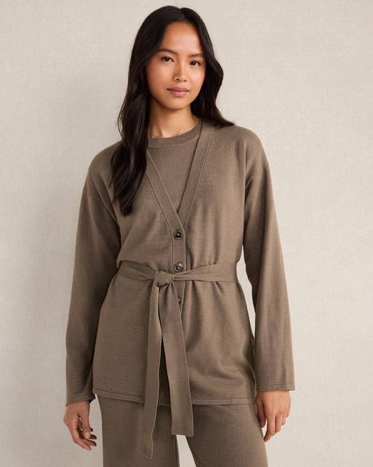RELAXED JERSEY CARDIGAN | Talbots