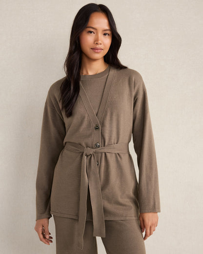 RELAXED JERSEY CARDIGAN | Talbots