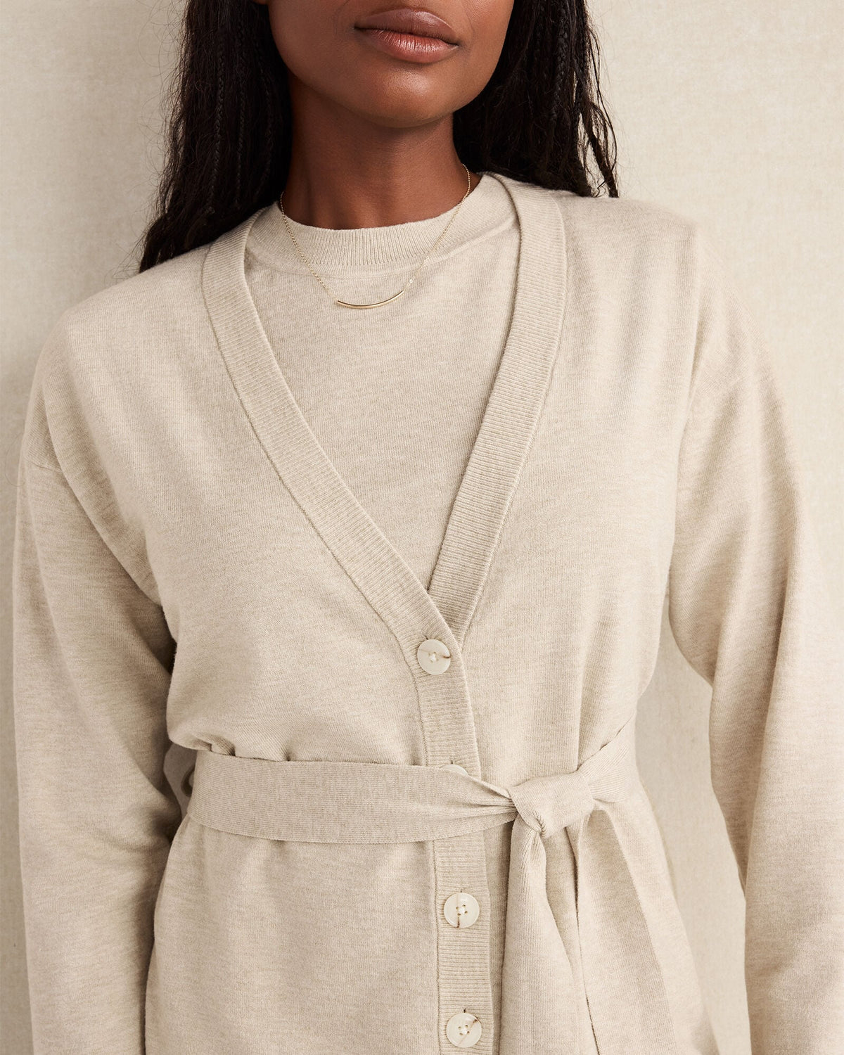 RELAXED JERSEY CARDIGAN | Talbots
