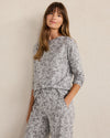 PEWTER HTHR FLORAL