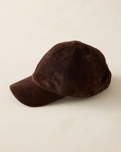 SUEDE BASEBALL CAP | Talbots