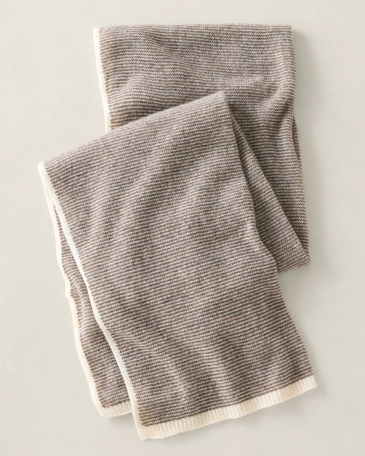 FEATHERWEIGHT CASHMERE STRIPED SCARF | Talbots