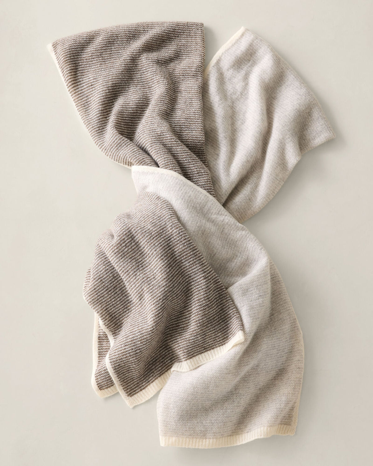 FEATHERWEIGHT CASHMERE STRIPED SCARF | Talbots