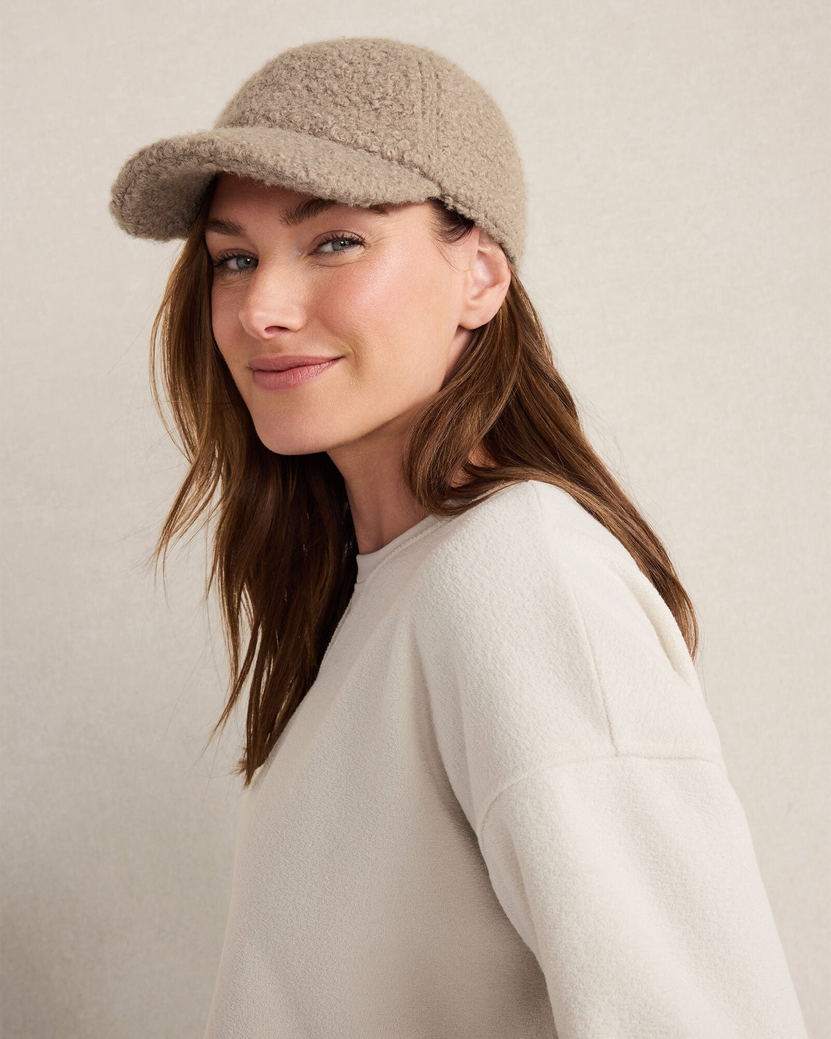 BOUCLE BASEBALL CAP | Talbots