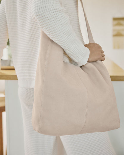 SUEDE BUCKET TOTE | Talbots