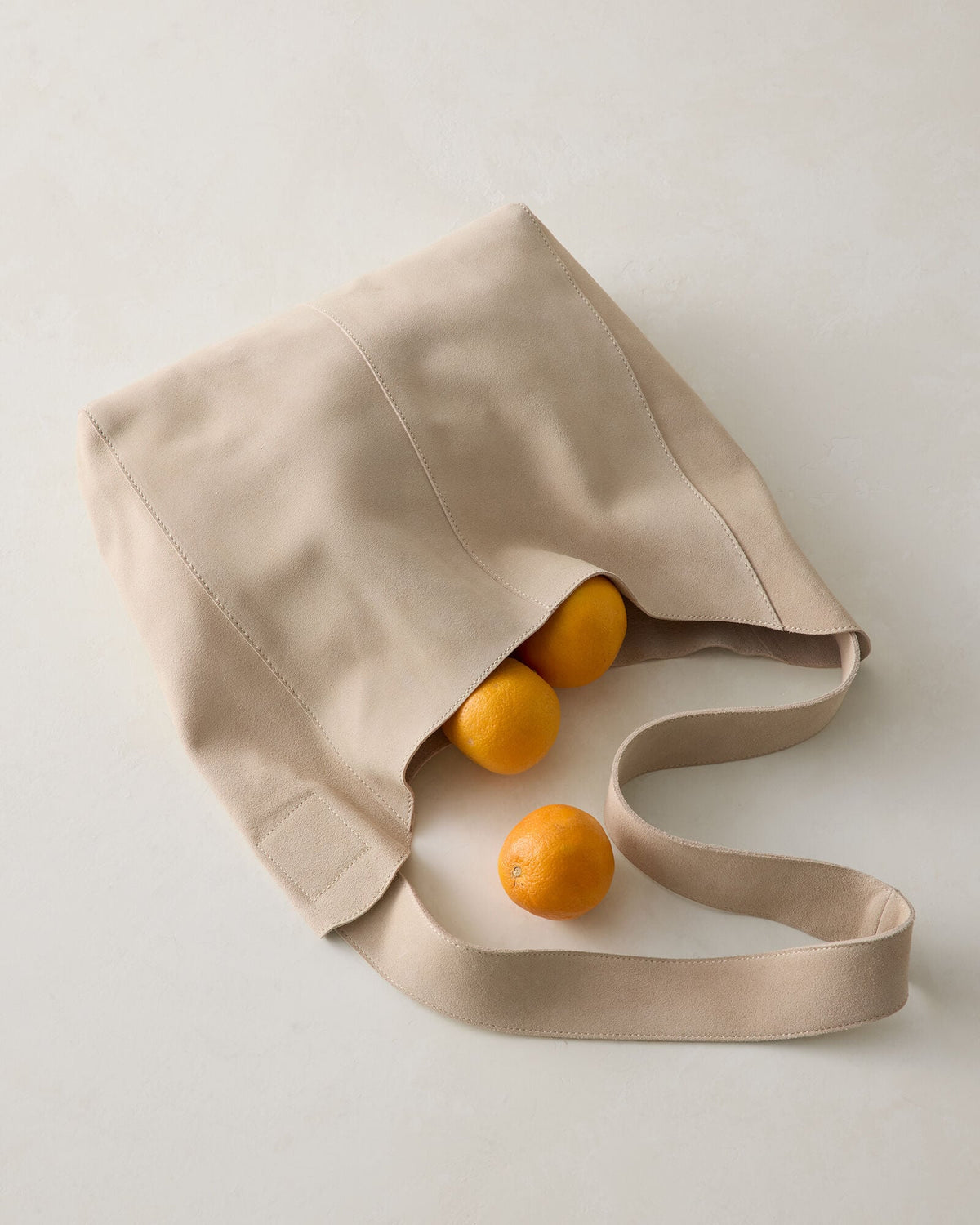 SUEDE BUCKET TOTE | Talbots