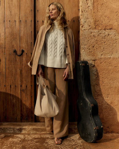 SUEDE BUCKET TOTE | Talbots