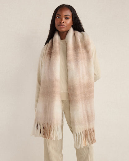 OVERSIZED PLAID SCARF | Talbots